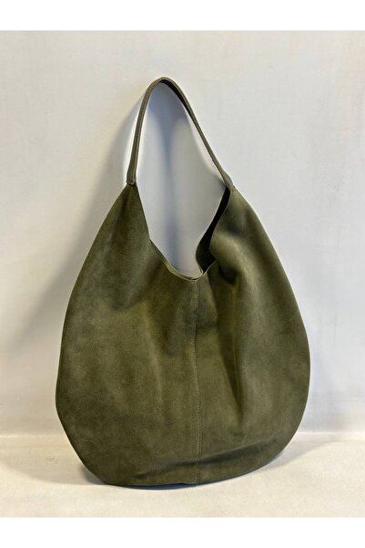 çkn sedat çakan çanta & fular & aksesuar حقيبة كتف نسائية من جلد الغزال الأصلي موديل هوبو مع حقيبة للقطط