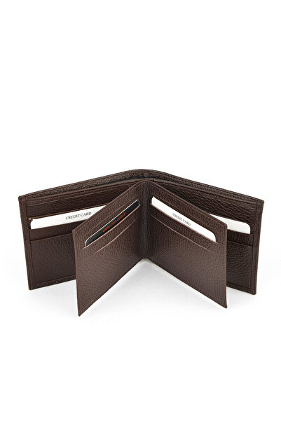 Ziya Чоловічий гаманець з натуральної шкіри 1519841ZYK02 Коричневий