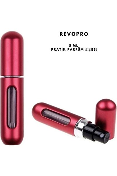 REVOPRO Doldurulabilir Parfüm Şişesi Yedek Çanta Içi Taşınabilir 5ml Parfüm Şişesi Saklama Kutusu Kabı
