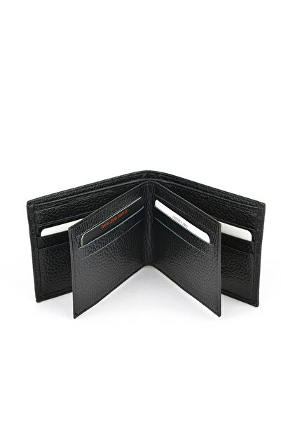 Ziya Чоловічий гаманець з натуральної шкіри 1519841ZYK02 Чорний