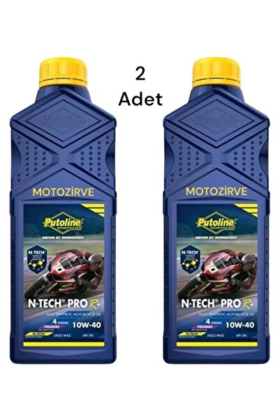 putoline N-Tech Pro R+ 10w-40 Tam Sentetic Motosiklet Yağı 1 Litre (2 Adet),n...