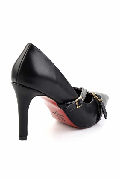 Bambi Siyah  Kadın Klasik Topuklu Ayakkabı K01231407709