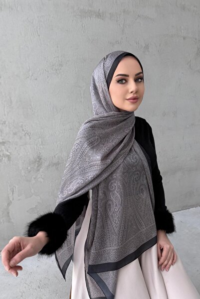 Byedauzunlar Taş Rengi Asu Otantik Hint İpeği Şal