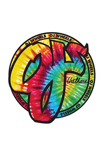 OJ Wheels ملصق عصير البرتقال المخدر - متعدد الألوان 3.16 × 3.27 بوصة