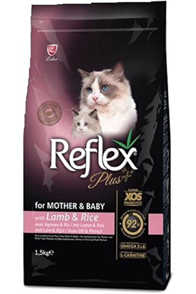 Reflex PLUS Anne&Bebek Kuzulu ve Pirinçli Kedi Maması 1.5 Kg