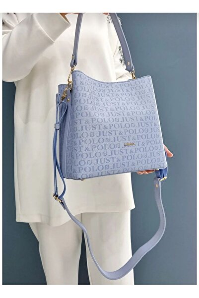Just Polo حقيبة كتف نسائية بحزامين وحقيبة كروس من JustPolo tyc3akfct4005