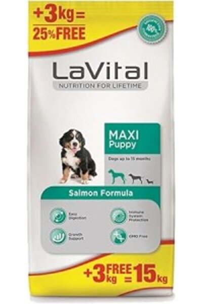 La Vital Lavital Büyük Irk Somonlu Yavru Köpek Maması 15 Kg