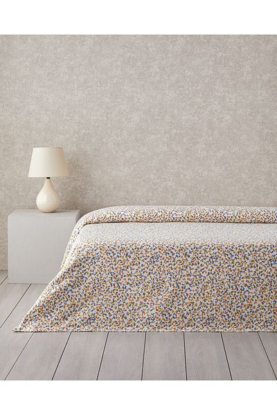 English Home Splash Printed Cotton Single Pique 150X220 cm Green
