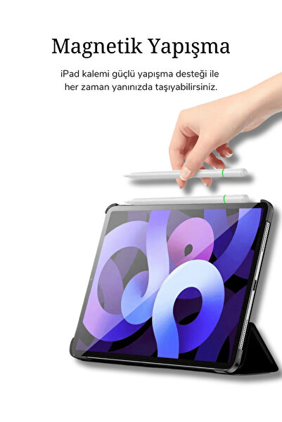 Fuchsia iPad Pencil 11 Nesil 11" 2025 A16 M3 Uyumlu Avuçiçi Red Eğim Özellikli Bluetoothlu Dokunmatik Kalem