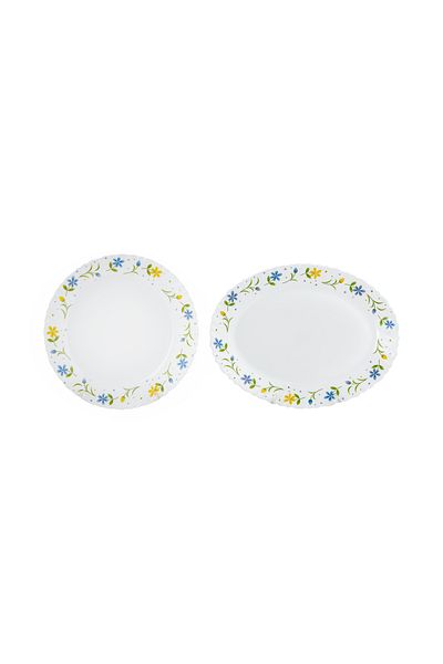 DELCASA 33 Pcs Opalware Dinner Set, DC2213