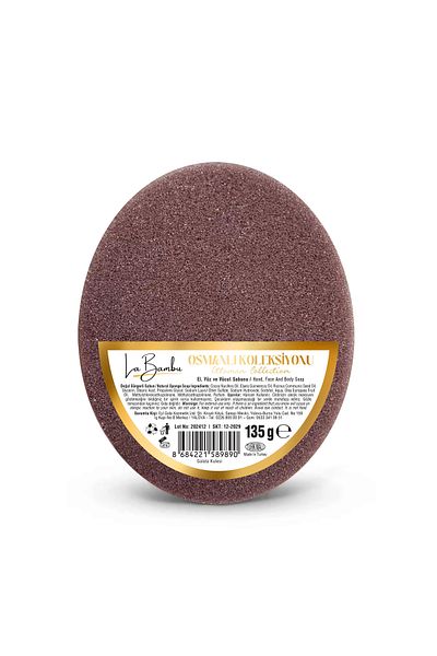 LABAMBU Ottoman Oud Patchouli Scented Natural Sponge Soap 135 Gr
