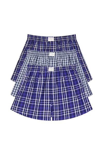 Giordano Men's Cotton Contrast Color Boxers (3pcs/pack)