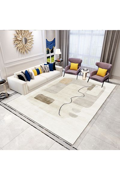 sharpdo Modern Minimalist Bedroom Living Room Carpet