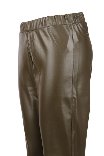 Vedi -bb Minimalist Leather Look Γυναικείο κολάν με φερμουάρ - Καθημερινή χρήση