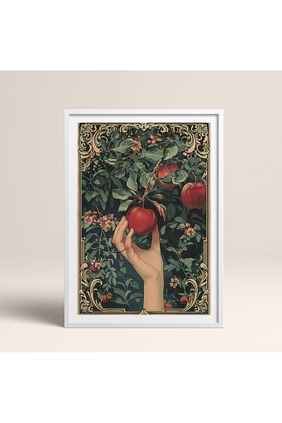 HOMEPACK Single Wooden Framed Painting One Piece Poster Painting Tk/1048