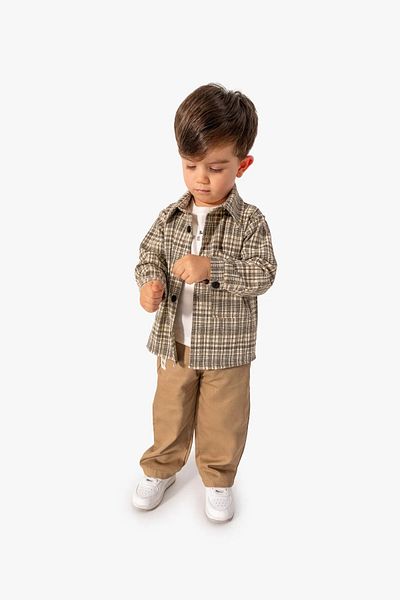 Minytrendy Baby Boy Child Cool Boy Badili Shirt Sports Bottom Top Set Eid Set