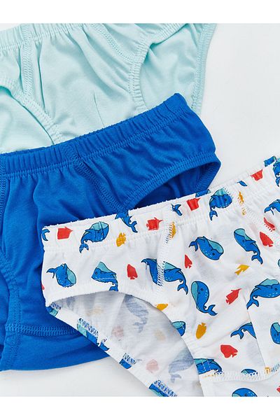 LC Waikiki Standard Fit 100% Cotton Combed Fabric Baby Boy Panties 3-Piece