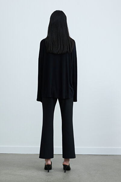 Suud Collection Black Olivia Blouse