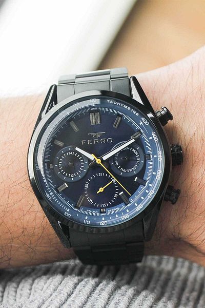 FERRO Fm11588G3 Men's Wrist Watch with Steel Cord