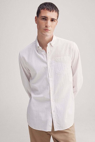 Springfield Striped Seersucker Shirt
