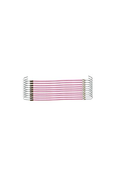 Antaç Pink Color Hook Rubber Buckle 10 Pieces