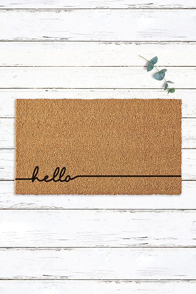 Paspas Yap Hand Written Home Designed Door Mat Koko Doormat Outdoor Door Mat
