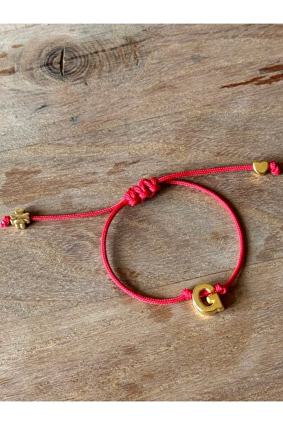 Ben Aleina Custom Letter Red Rope Bracelet Lucky Bracelet