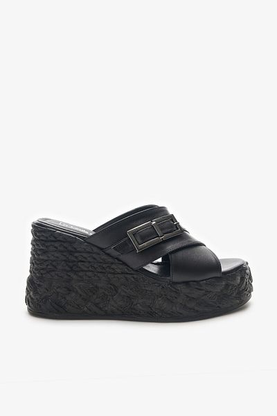 Louis Cardy Papuci de damă Harriet din piele naturală neagră cu toc pană