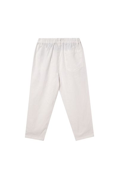 Giordano Kids Linen Cotton Capri Pants: Elastic Waist, Tapered fit