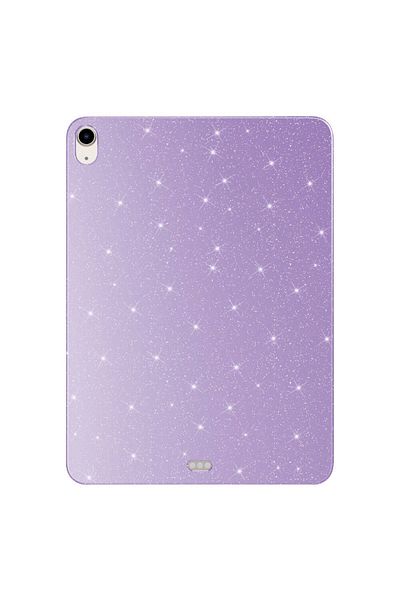 zore iPad Air 11 2025 M3 Silvery Glossy Look Zore Tablet Cotton Case - Lilac