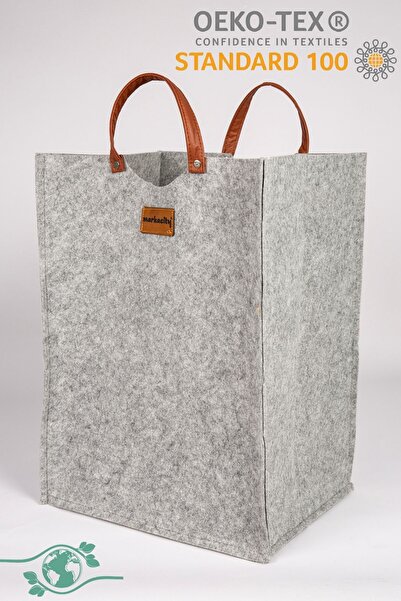 BabyModa Keçe Çocuk Oyuncak / Kirli Çamaşır Deposu , Çok Amaçlı Saklama Sepeti