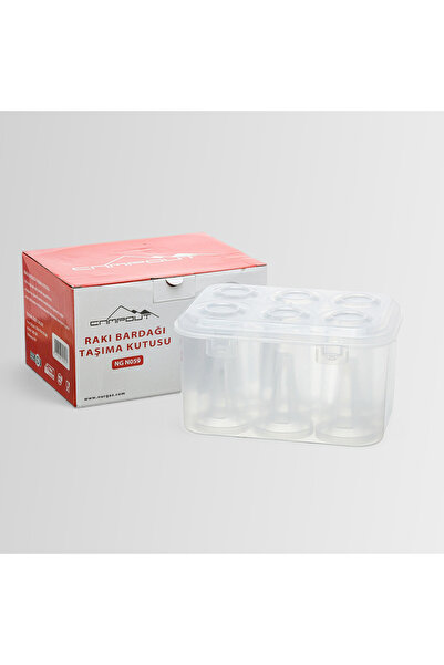 NURGAZ Rakı Bardağı Taşıma Kutusu NG N059