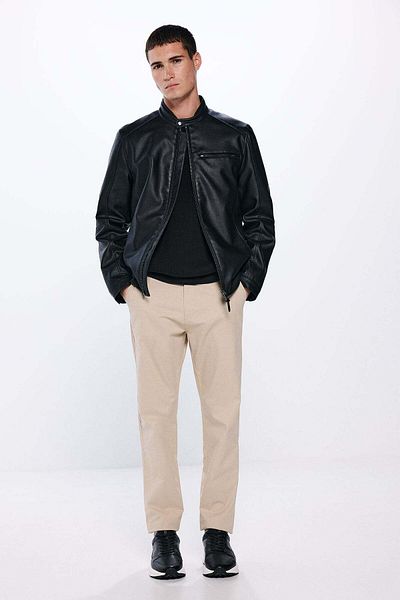 Springfield Slim Fit Micro-printed Chinos