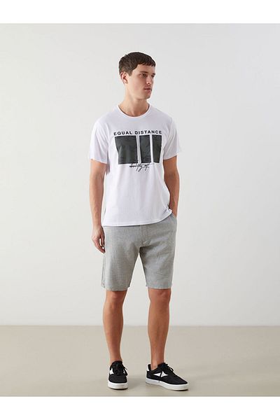LC Waikiki Tricou pentru bărbați cu mânecă scurtă cu gât crew de sezon nou - S5HT61Z8