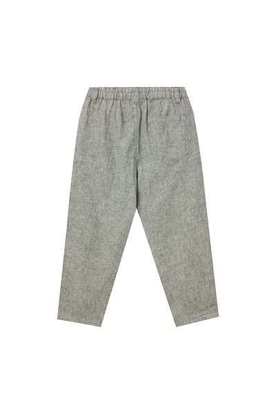 Giordano Kids Linen Cotton Capri Pants: Elastic Waist, Tapered fit