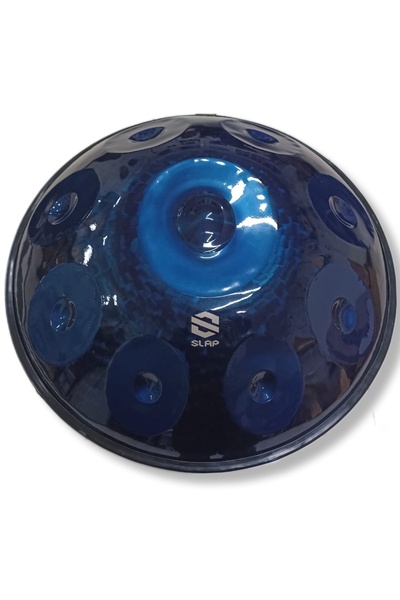 BARAN MÜZİK Slap Handpan 9 Nota Re Minör Çanta+renkli Kuşak+bakım Yağı