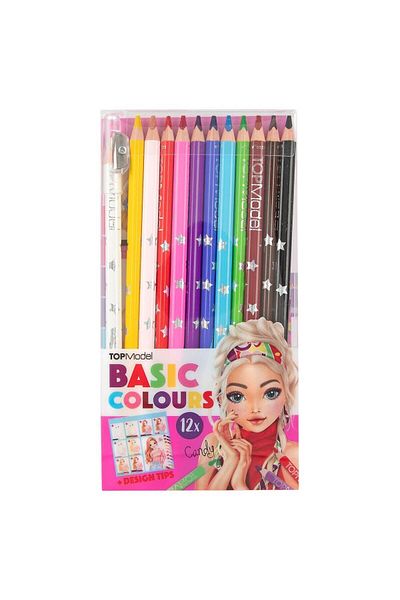 Top Model Set of 12 TopModel colored pencils