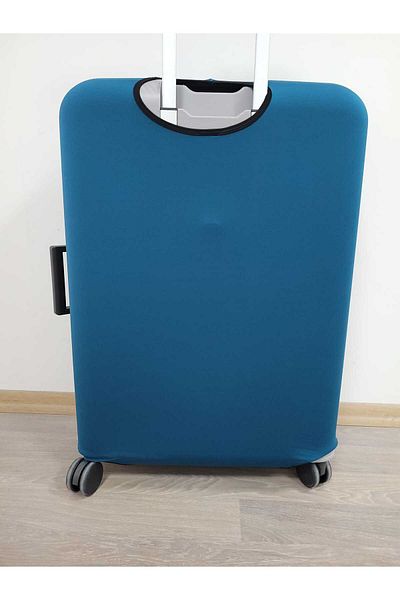 red sable Flexible Fabric Petrol Blue Eagle Suitcase