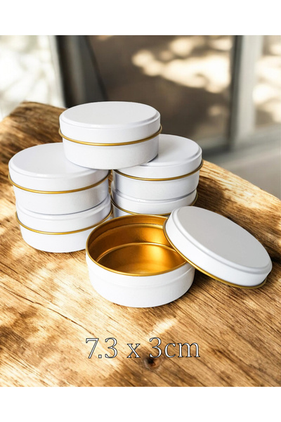 ayyagift Durable Metal Box - Gift and Candle Preparation Box 10 Pieces