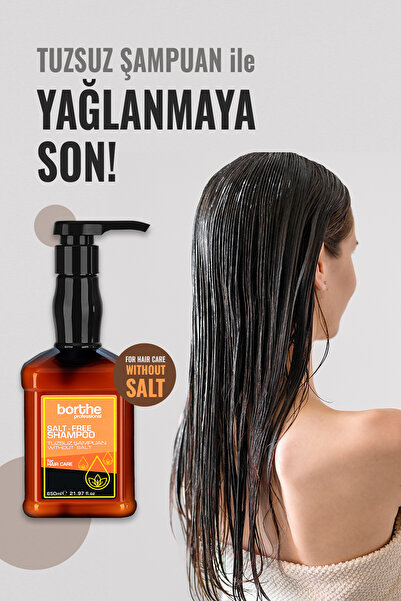 Borthe شامبو خالي من الملح 650 مل