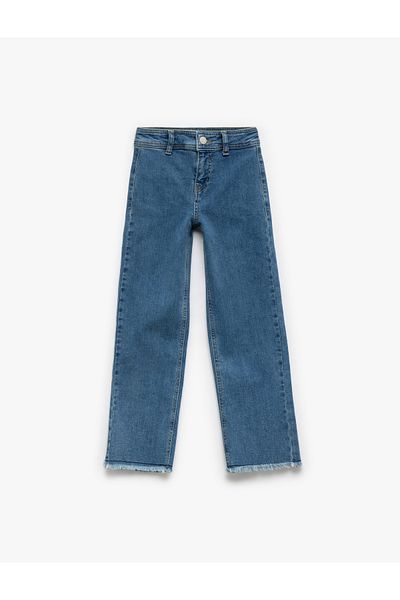 Koton Pantaloni din denim cu buzunar din bumbac
