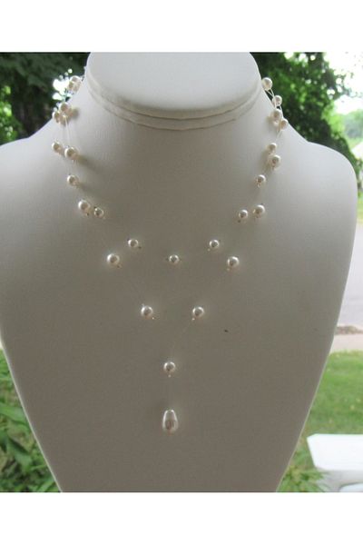 MYSTERY TAKI AKSESUAR Ghost Design Pearl Necklace