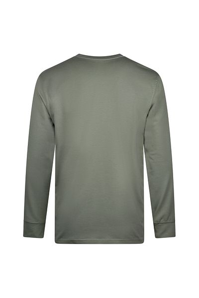 Hatemoğlu Βαμβακερό φούτερ Khaki Regular Fit Crew Neck