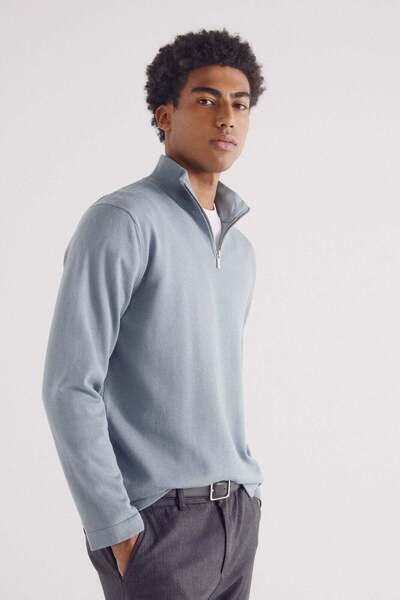Springfield Zip Fastening Plain Jersey