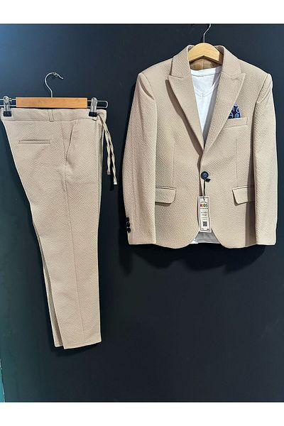 Zelhankids Boy's Suit (3 Pieces Including T-Shirt)