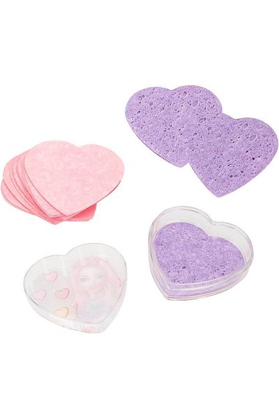 Top Model Topmodel Heart Shaped Magic Sponge Set 12 Pieces