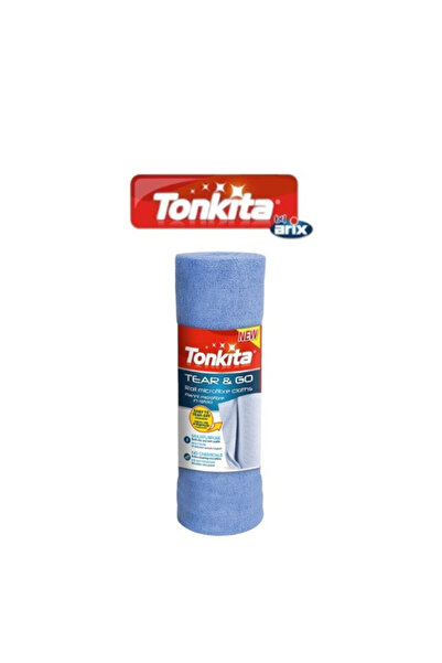 Tonkita لفة قماش تنظيف من الألياف الدقيقة قابلة للتمزيق والإزالة - 20 قطعة قم...