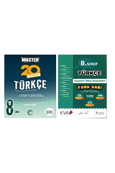 Okyanus Yayınları 8.Sınıf Master Türkçe 15 Deneme Ve Branş Denemesi (5 Sarmal...