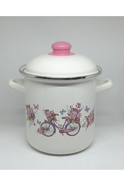 Avşar Enamel Evi̇m 18 cm 3.5 Liter Spaghetti & Yogurt Pot