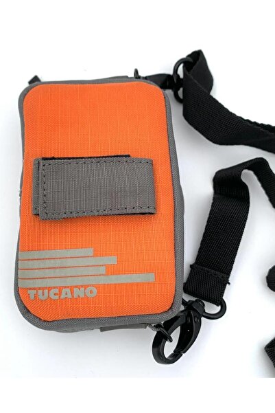 Tucano Expande Xs Kompakt Kamera Çantası Vlog Kamera Uygun 10 X 7 X 3 Cm Turuncu